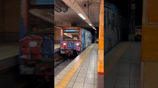 Omonoia Square train Station Athens  Train travel in Greece [upl. by Ennairek937]