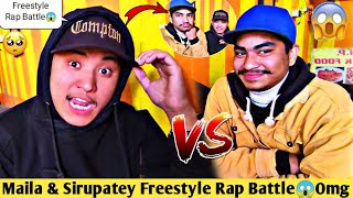 Maila Vs Sirupate Freestyle Rap Batttle😱ANTF Final  Reveal Upcoming Songs Samir Bhattarai [upl. by Aimat]