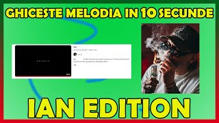 GHICESTE MELODIA in 10 SECUNDE Ian Edition TopTrap Quiz [upl. by Gnirps]