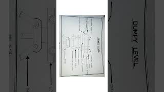 interpretation and example of dumpy level survey geography engineering shorts [upl. by Scurlock]