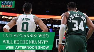 Jayson Tatum for MVP Brian Scalabrine explains how he could win it  WEEI Afternoon Show [upl. by Seerdi]