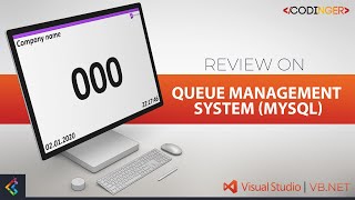 VBNET  Queue Management System MySQL REVIEW [upl. by Elleuqar]