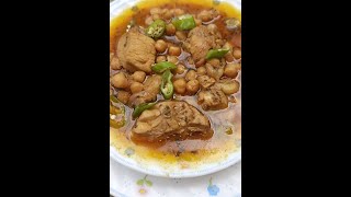 murgh chhole short chicken cholay recipe [upl. by Llertniuq]