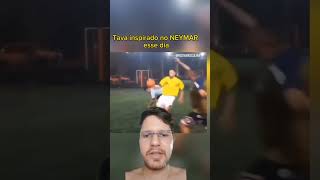 Fez esse gol inspirado no NEYMAR hahaha futebol esporte neymar [upl. by Odnuges]