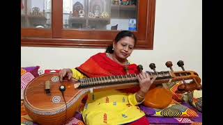 Hacchevu Kannadada Deepa Song With Lyrics in Veena  C Ashwath Hamsadvani  Notation in description [upl. by Karmen]