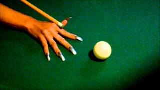 Long Nails Playing Pool [upl. by Ajat]