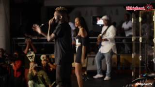 Kwesta amp Thabsie perform Ngiyaz’fela ngawe’ with a live band [upl. by Ardnad]