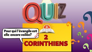 Quiz sur la bible en français quizz biblique 2 Corinthiens [upl. by Shepard39]