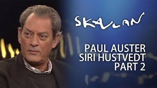 Paul Auster amp Siri Hustvedt  Part 2  SVTNRKSkavlan [upl. by Eadnus211]