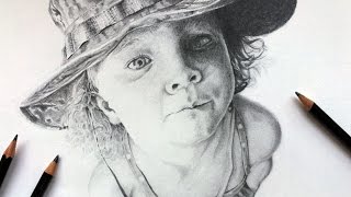 Pencil Drawing Portrait  Excerpts [upl. by Petrina]