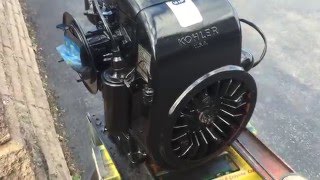 KOHLER K 321 14 HP ENGINE WALK AROUND [upl. by Fadas]