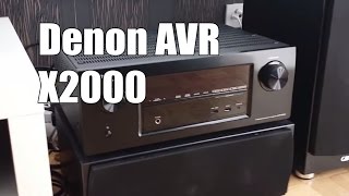 Denon AVR X2000 Receiver review [upl. by Eelsnia]