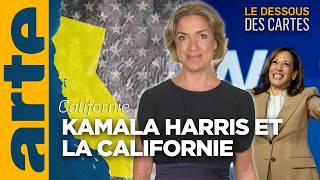 Kamala Harris  une histoire californienne  Le Dessous des Cartes  ARTE [upl. by Gilletta]