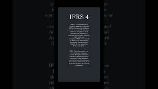 IFRS 4  Meaning of International Financial Reporting Standards 4 Part 4 👍 IFRS ugcnetpaper2 [upl. by Tully52]