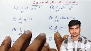 Differentiation all formula For Board Exam 2024 अवकलन कक्षा 12 सूत्र Devprit class 12 Maths 12th [upl. by Iover]