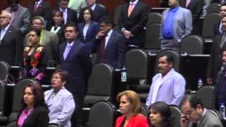 Minuto de Silencio en memoria de Everardo Hernández y Osbaldo Esquivel diputados del PRD [upl. by Lahtnero135]