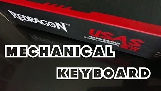 Redragon K553 Usas RGB White Mechanical Keyboard Unboxing and Review [upl. by Devora]