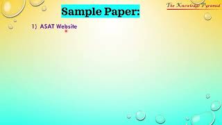 How to Download Allen ASAT 2024 Sample Paper [upl. by Yerd]