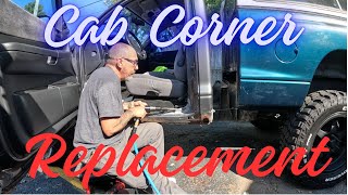 Dodge Dakota cab corner and rocker replacement [upl. by Kat]