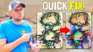 The SECRET Trick To Find Faulty Christmas Lights In Under 1 Minute LED Or Incandescent [upl. by Osbourne751]