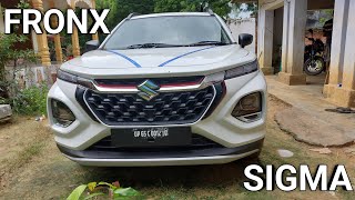 Maruti Fronx Sigma  FRONX marutisuzukifronx marutisuzuki minivlog automobile [upl. by Alexi]