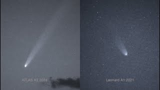 Comet ATLAS A3 vs Leonard A1 [upl. by Cutty]