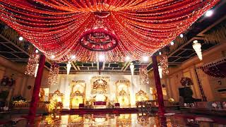 Best Pakistani Wedding Shendi Decor  Pearl Group  Royal Palm Marquee  Top Wedding Decor [upl. by Nomla]