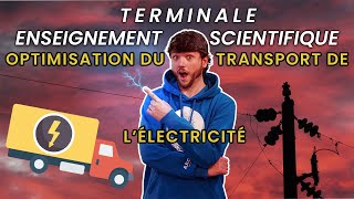 OPTIMISATION DU TRANSPORT DE LÉLECTRICITÉ  Enseignement Scientifique Terminale [upl. by Santiago850]