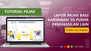 Pegawai tapi punya penghasilan tambahan dari usahafreelance begini cara lapor Pajak di DJP Online [upl. by Arahas]