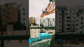 Tower crane operator 🏗️ share 👍 Iike ❤️shorts towercrane crane song [upl. by Athena169]