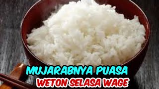 weton Selasa Wage mujarabnya [upl. by Aldarcy]