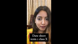 Class 10 Term 1 Datesheet  CBSE Latest Update  Shubham Pathak [upl. by Anthiathia]