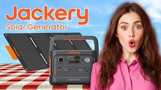 WOW SO SMALL  JACKERY 300 PLUS SOLAR GENERATOR [upl. by Lyndy]