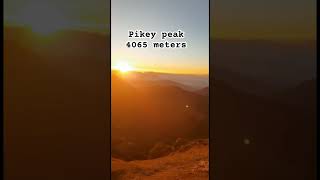 Pikey peak top nepal pikey trekking travel adventure hiking solukhumbu sunrise mountains [upl. by Sirtaeb712]