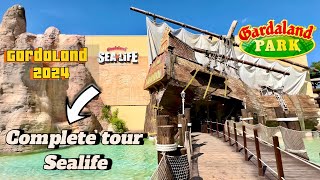 Explore gardaland Sealife 60fps in 4k [upl. by Eelarol]