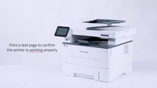 Pantum Printer M7300 One Step Driver Installation [upl. by Nosinned]