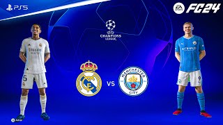 FIFA 24  Real Madrid vs Man City  UEFA Champions League Final  PS5™ 4K60 [upl. by Nwahsir637]