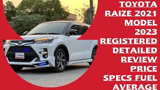 Toyota Raize Detailed Review  Price  Specs [upl. by Adnoel736]