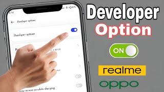 Developer options kivabe on kore  how to enable developer option android  2024  Realme amp Oppo [upl. by Relly]