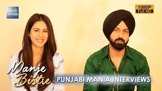 Gippy Grewal Sonam Bajwa  Interview  Manje Bistre [upl. by Litsyrk]