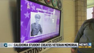 Caledonia alum creates veteran memorial [upl. by Erual643]