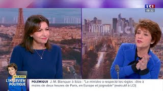 quotLa candidature de Zemmour na jamais été légitime cest celle dun personnage fabriquéquot Hidalgo [upl. by Iahk]