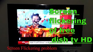 Free Dish tv screen FLICKERING problem solved Melbon [upl. by Eilegna]