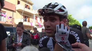 Tom Dumoulin  Postrace interview  Stage 5 Giro dItalia  Tour of Italy 2018 [upl. by Atikam]