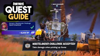 Accept a Wastelander Challenge  Fortnite Quest Guide Easy XP [upl. by Schonthal]