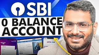 SBI Zero Balance Account Opening Online  SBI Account Opening Online [upl. by Quickel]