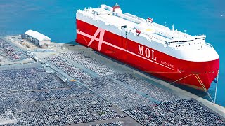 Life Inside Massive Car Carrier Ship How the Worlds Largest Car Carrier Carrying 15 Million Cars [upl. by Annahs306]