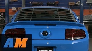 Mustang MMD ABS Rear Window Louvers 0514 All Review [upl. by Abell]