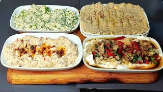 Bu Meze Tariflerini çok az kişi biliyor Osmanlı Ezmesi ve eski meze tarifi PATLICAN EZME YAĞLAMASI [upl. by Bunde303]