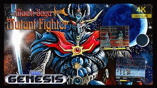 Mazin Saga Mutant Fighter  4K60ᶠᵖˢ  Longplay SEGA Genesis [upl. by Cousin]